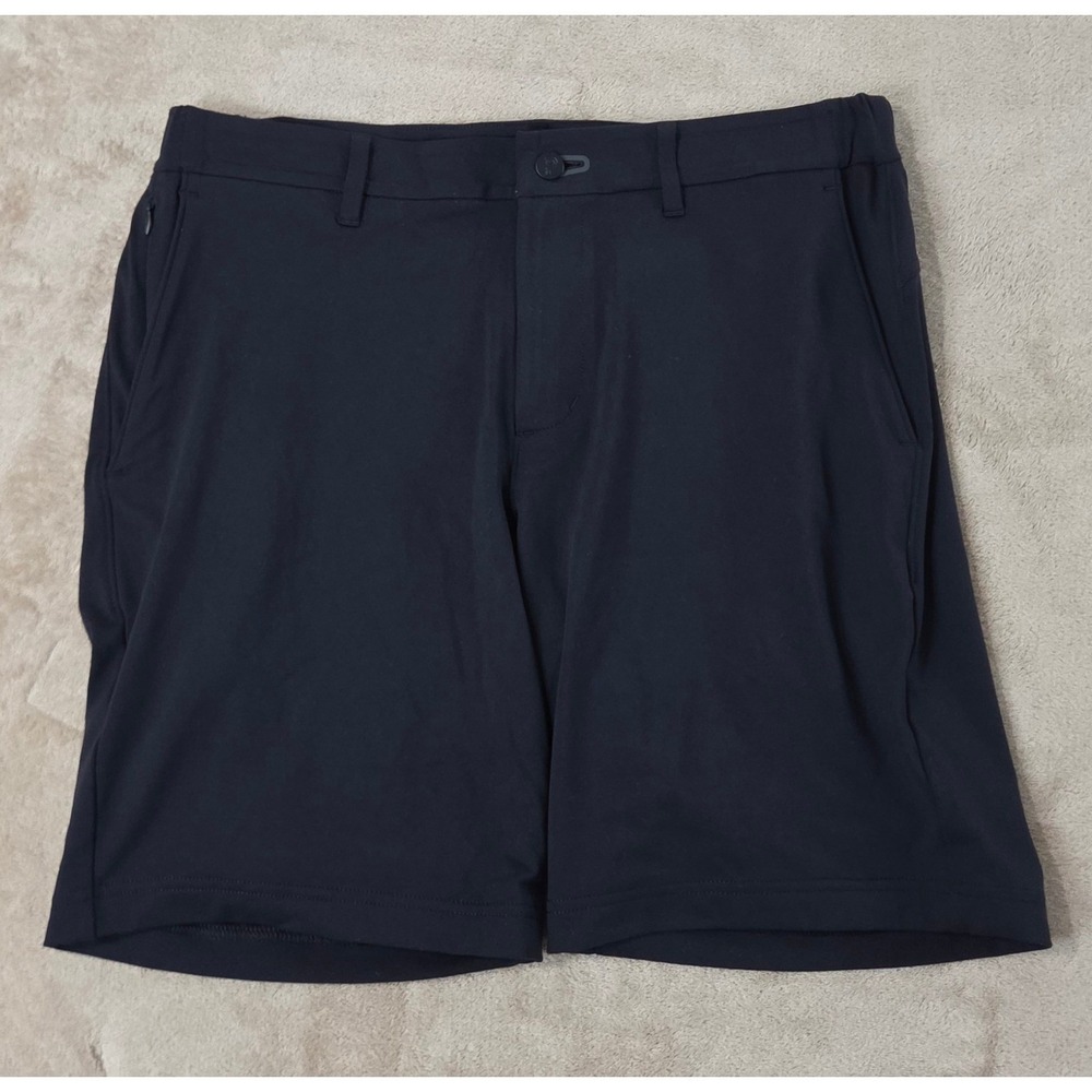 Public Rec Shorts Men 9" size 32 Black Stretch 5 Pocket Performance Golf Preppy